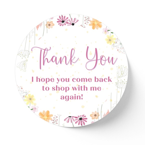 Business Thank You Stickers - Picture 1 of 3